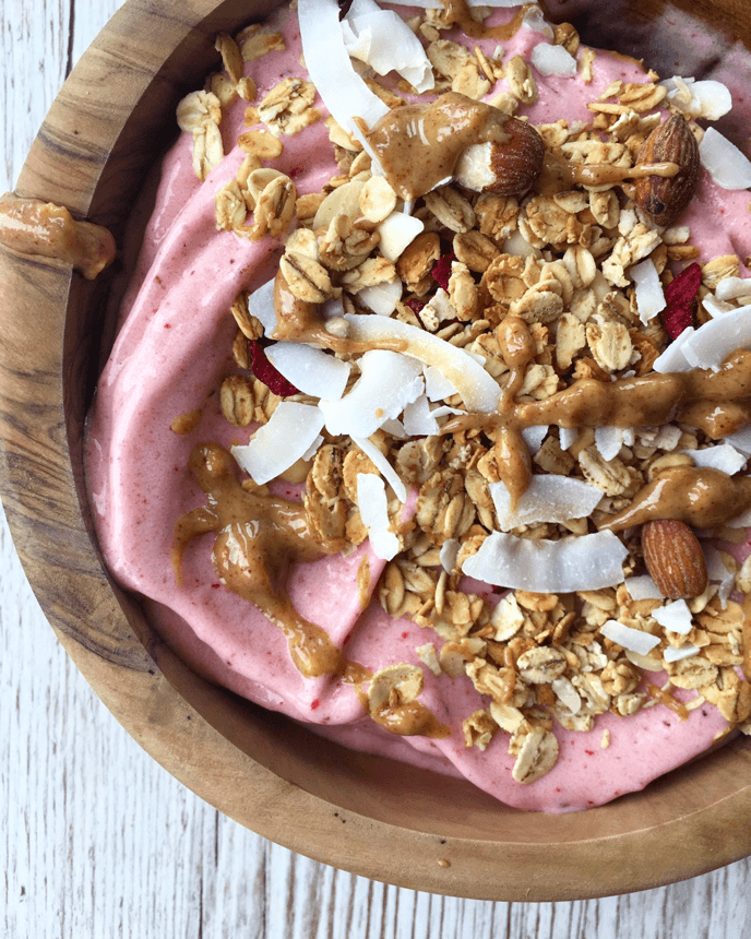 Strawberry & Vanilla Nice Cream | Protein Recipe – SF Nutrition