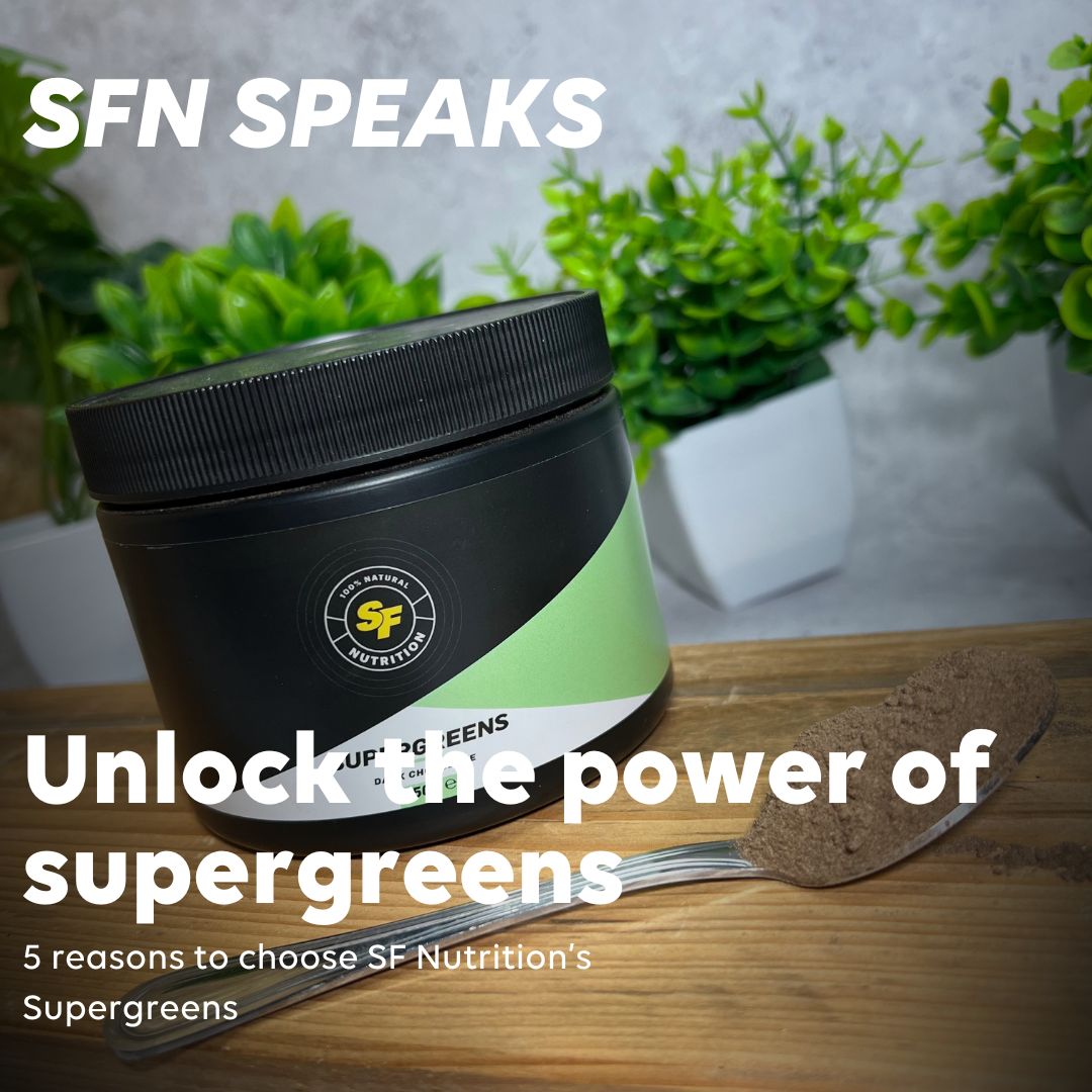 
                    Unlock the Power of Supergreens: 5 Reasons to Choose SF Nutrition's Supergreens
                