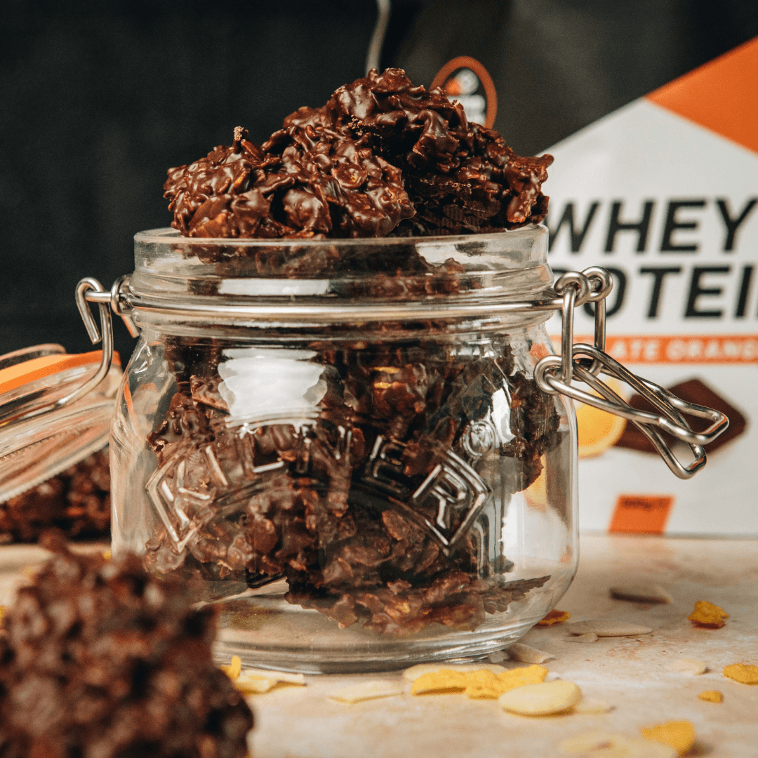 Crunchy Cornflake & Protein Clusters SF Nutrition